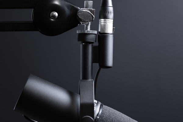 Podcast recording studio